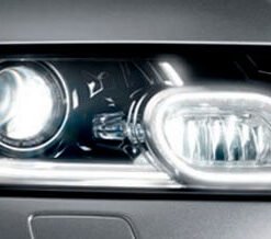 Adaptive Xenon headlights with
  LED signature