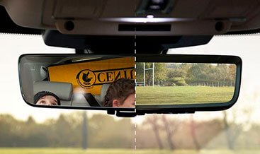 ClearSight interior rear view mirror