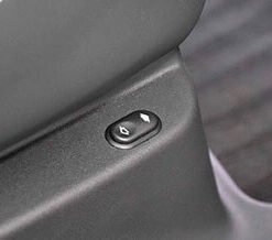 Electrically reclining rear  seats