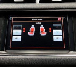 Heated front seats