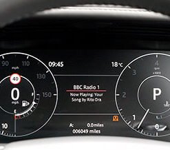 Interactive Driver Display
  (TFT cluster)