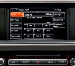 Radio frequency adjustment (for USA
  vehicles)