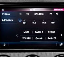 Radio frequency adjustment (for USA
  vehicles)
