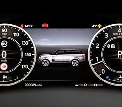 Range Rover SVA Dynamic skin for
  instrument cluster