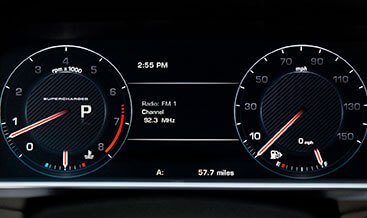 Range Rover Sport Supercharged skin for
instrument cluster